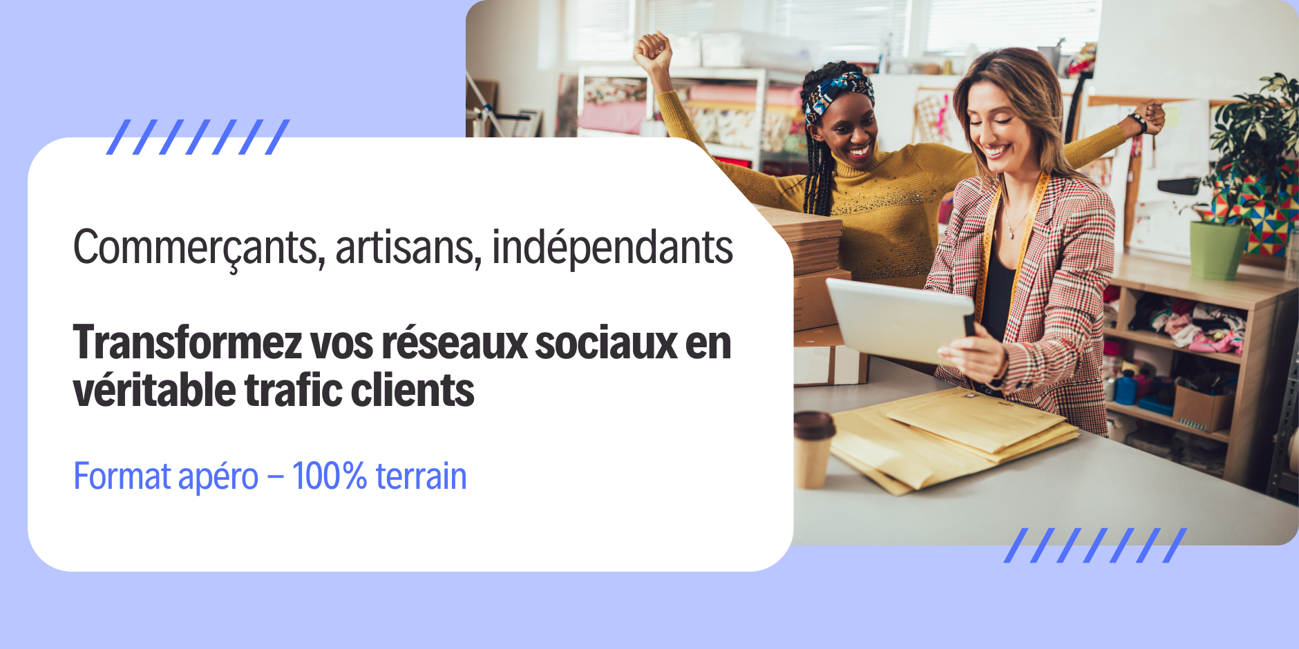 Transformez vos réseaux sociaux en véritable levier de trafic clients.